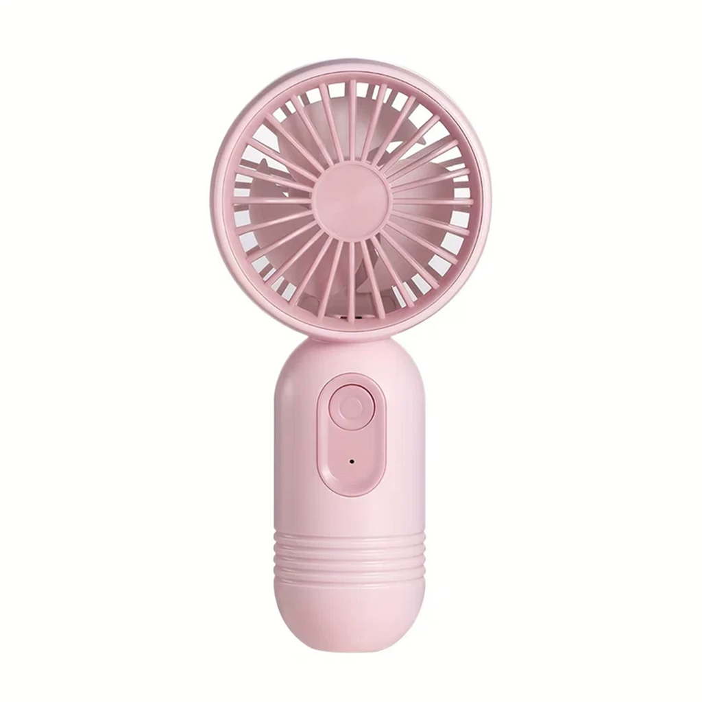 Compact USB Rechargeable Handheld Mini Fan 3‑Speed Adjustable